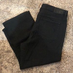 Chaps Denim 8 Black Capri Jeans